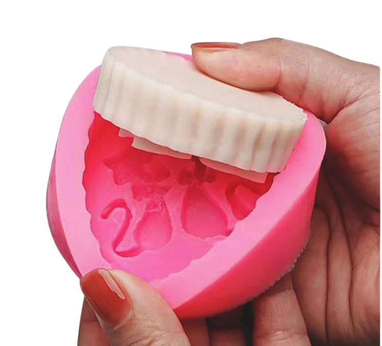 Silikonová forma na mýdlo dvě kočky